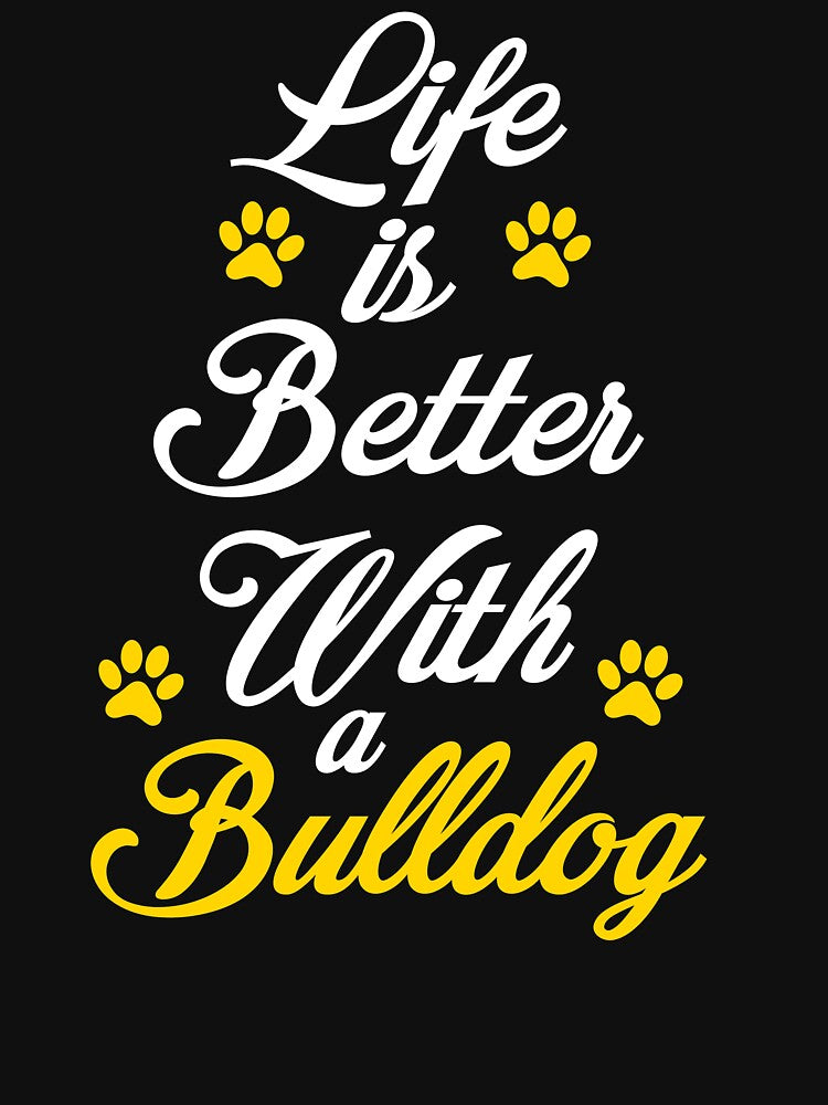 Nothing lifts the spirits quote like seeing a happy bulldog. by HMMOUCH