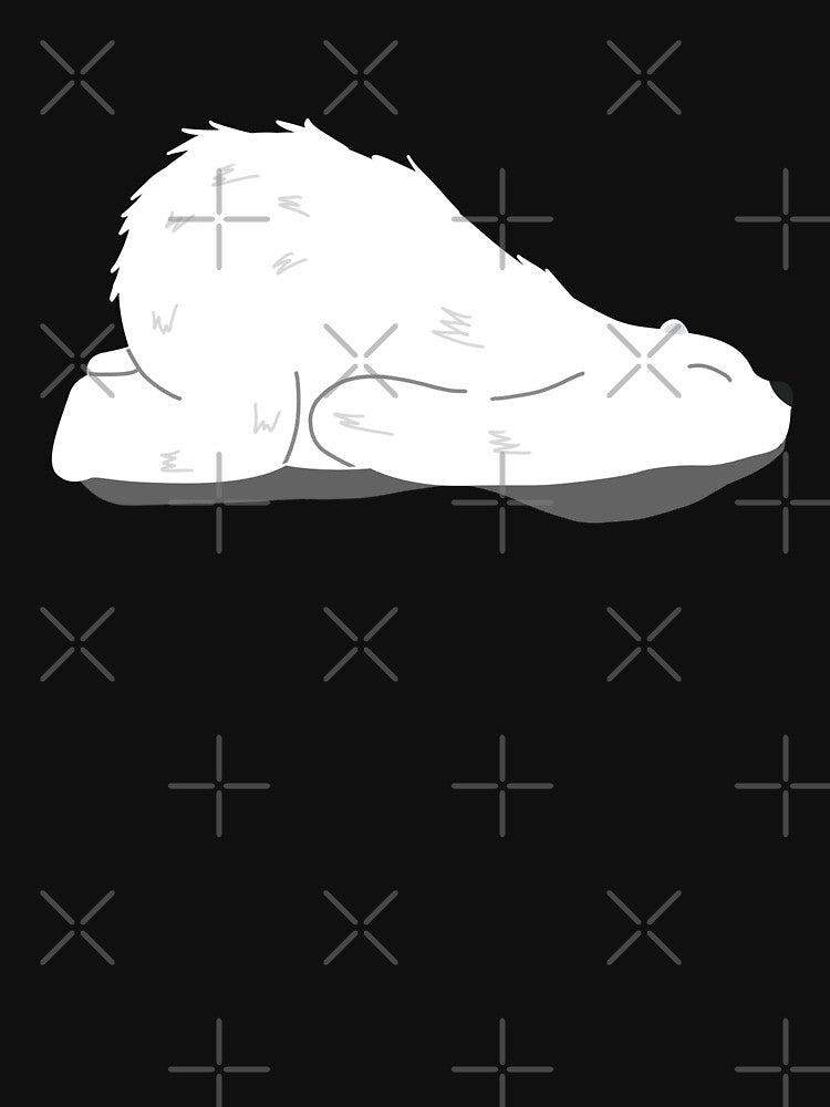 Lazy sleeping polar bear by Lemon-Monday