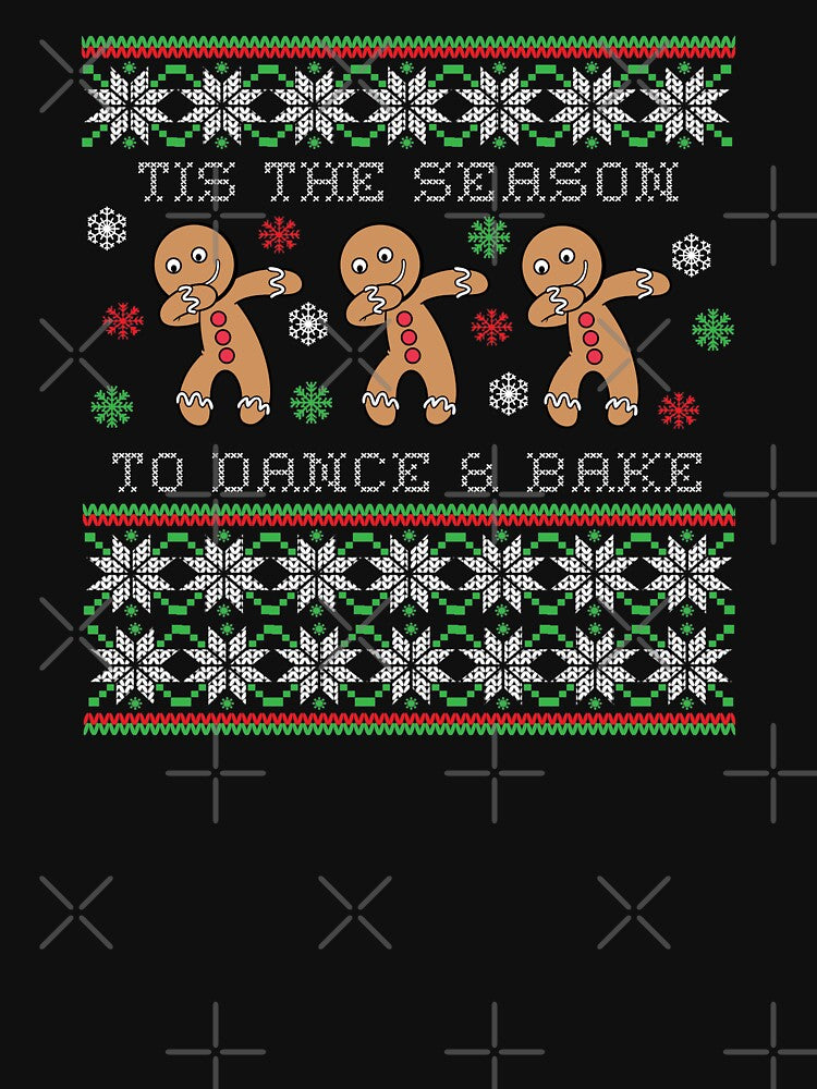 Cookie Baking Ugly Christmas Design - Dabbing Gingerbread by EstelleStar