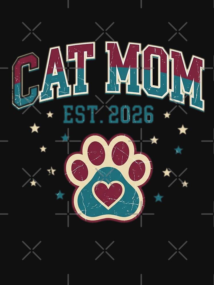 Cat Mom Est. 2026 by bluel_evin