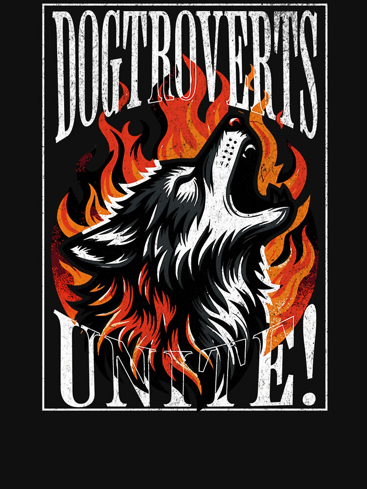 Dogtroverts Unite - Wolf Howling In The Fire by HUBERitC-oCYCN