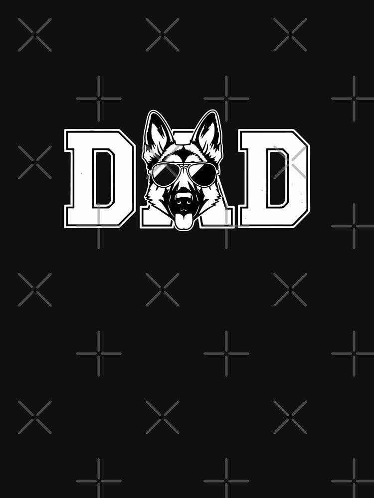 Dad German Shepherd Dog Owner Pet Father by PopStars1993