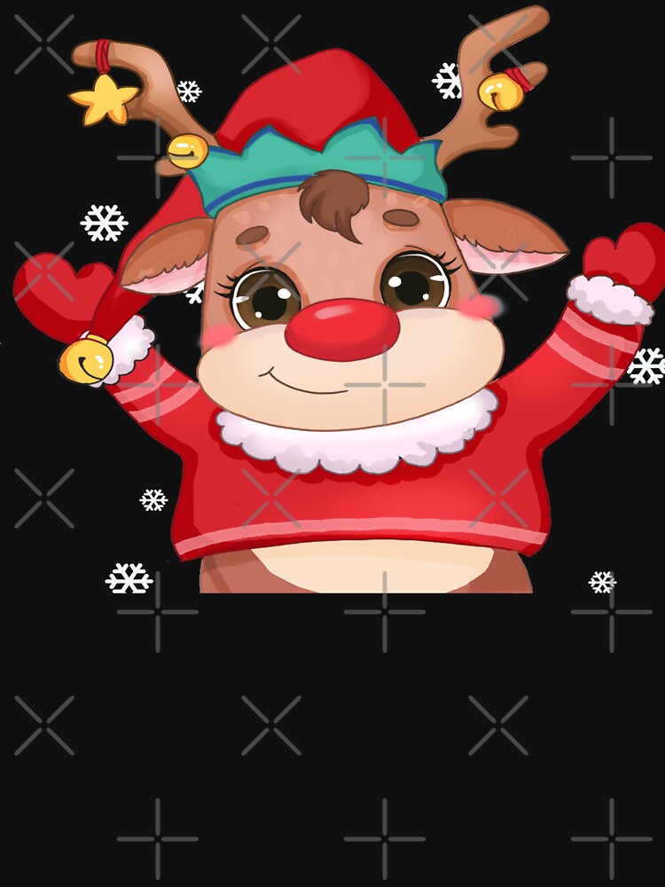 Cute reindeer wish to you good chrismas by Achmarry