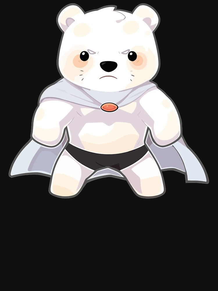 Kawaii superhero polar bear by FurFashion