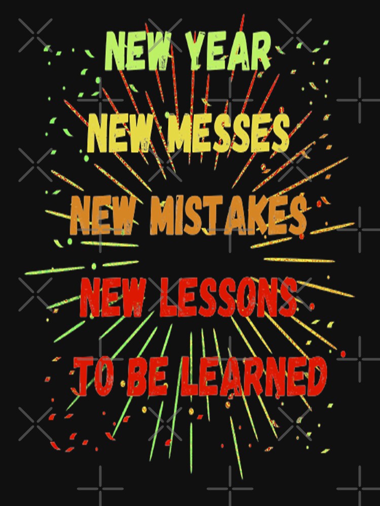 New Year New Lessons to be Learned Lettering Design,2, Howdy New Year, New Years Celebration, New Years Eve Countdown by Adri Barnard