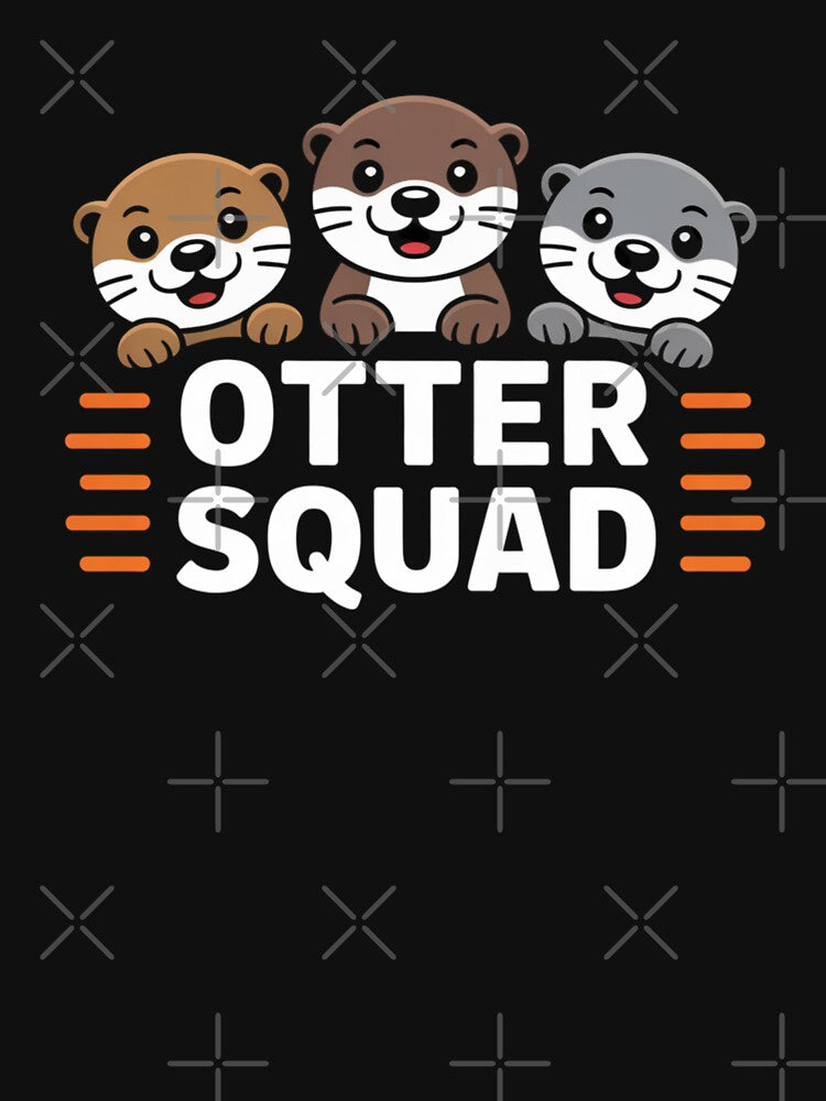 Otter Squad Cute Sea Otter Trio by Gogetgiggles