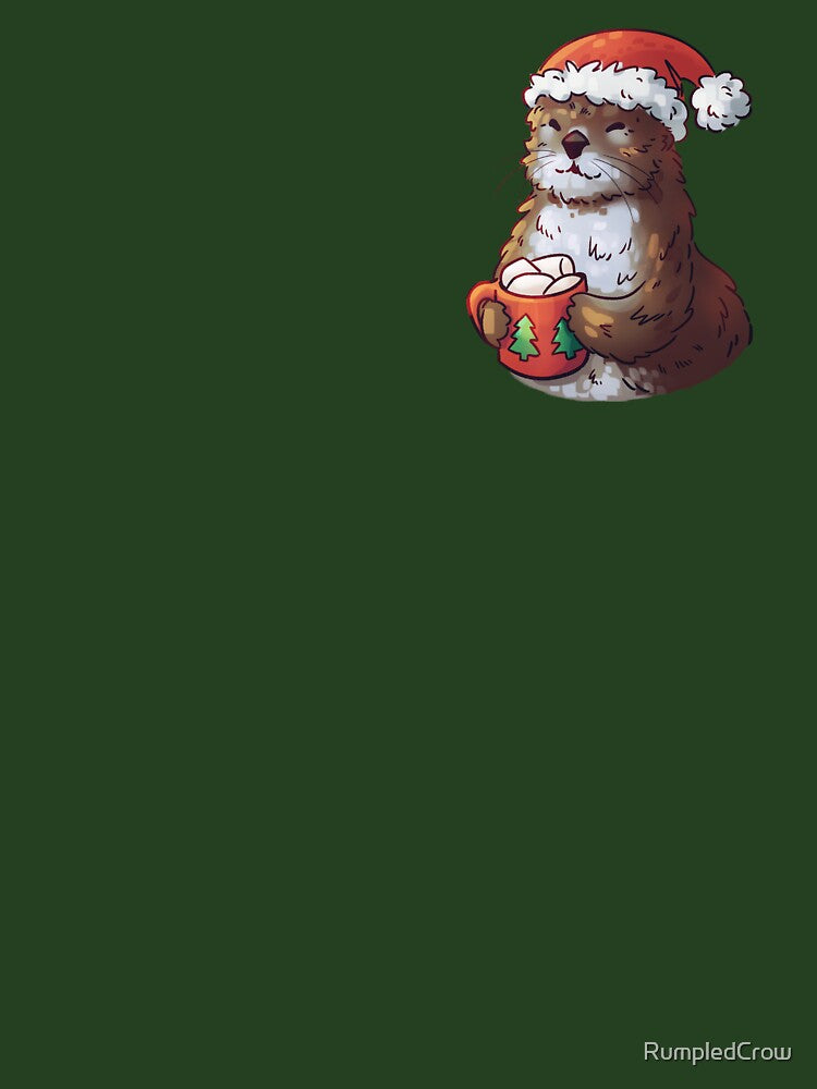 Christmas Otter by RumpledCrow