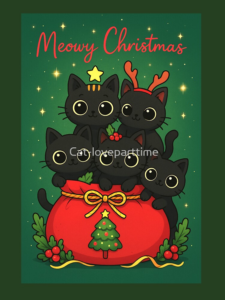 Adorable Meowy Christmas Vibes by Cat-loveparttime