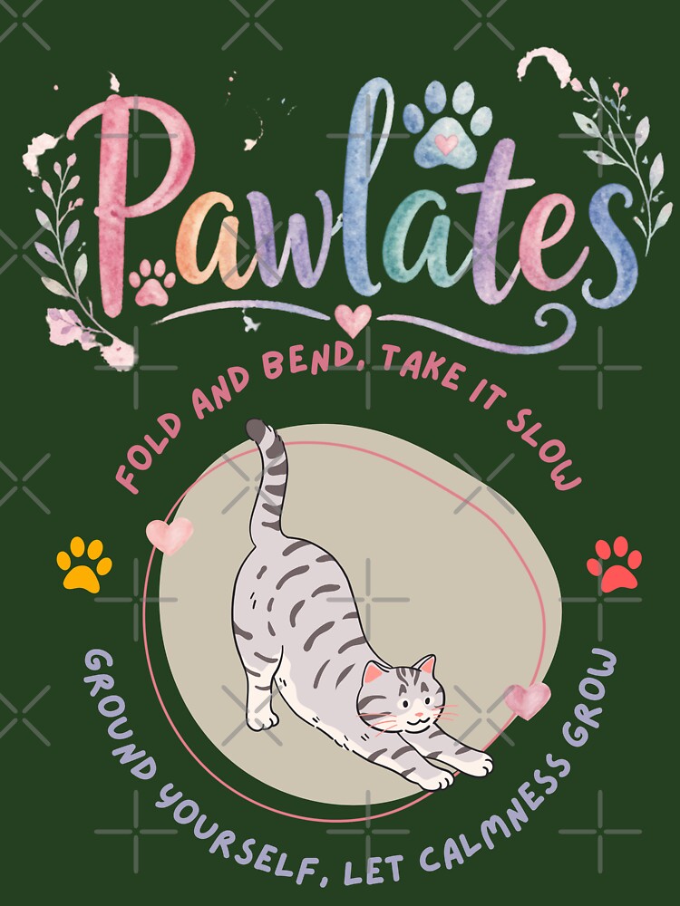 Calm Paw-lates Cat Mom Shirt by Sweet-A-Dsignz