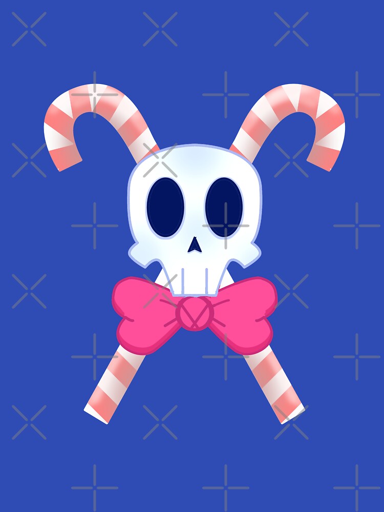 CANDY CANE SKULL by DroidMonkey