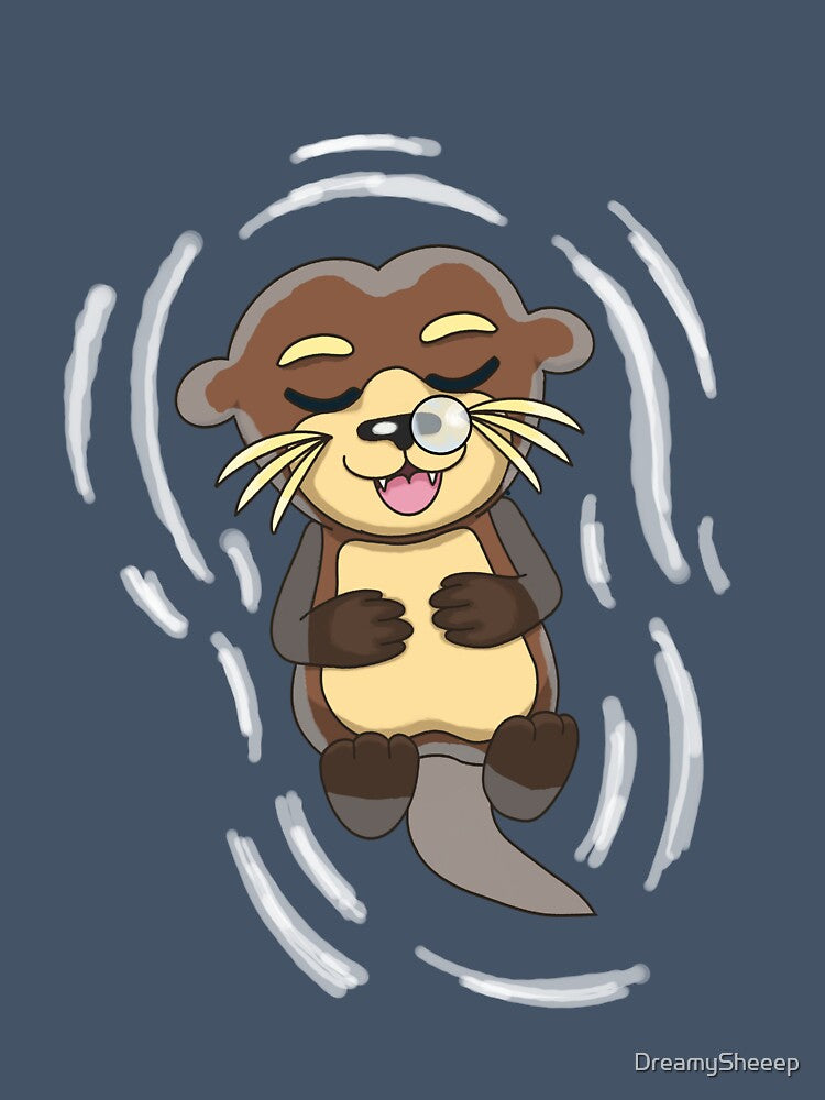 Sleepy otter by DreamySheeep