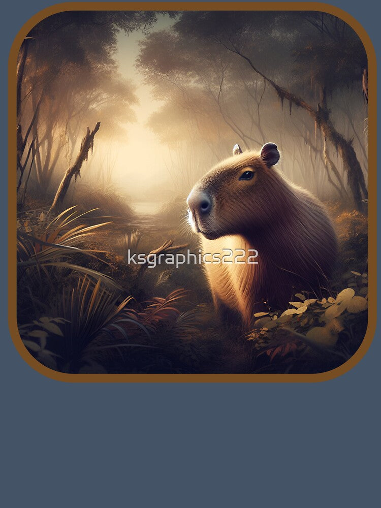 Capybara Art #17 | Capybara Lovers by ksgraphics222