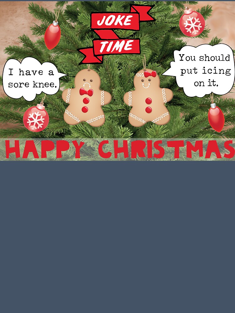 gingerbread joke Christmas greetings by bushwombat