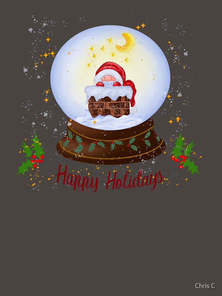 Gnome Christmas Little Cute Gnome Globe by MiscelChr