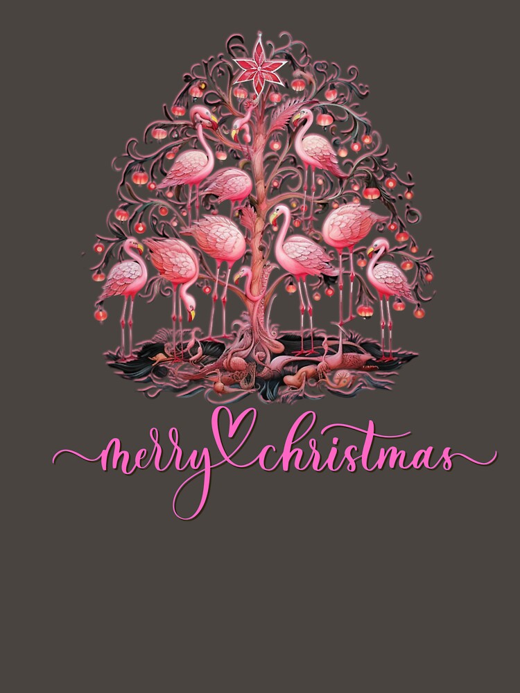 Pink Christmas: Flamingos Christmas Tree by CrazyCrowFlight