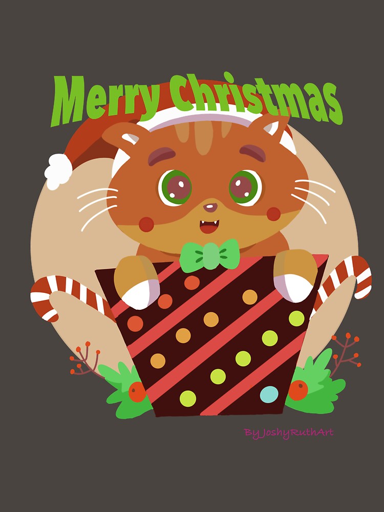 Christmas Cat by JoshyRuthArt