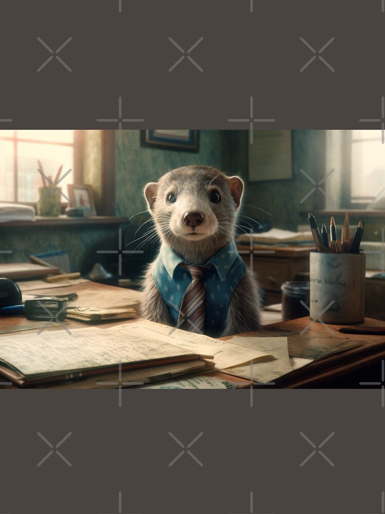 Cute office worker otter by SmileCatalysts