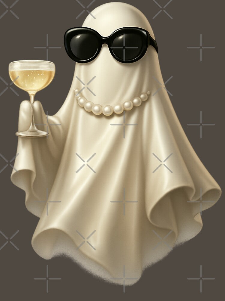 Bougie Ghost with Champagne – Glam Halloween by I AM BRO