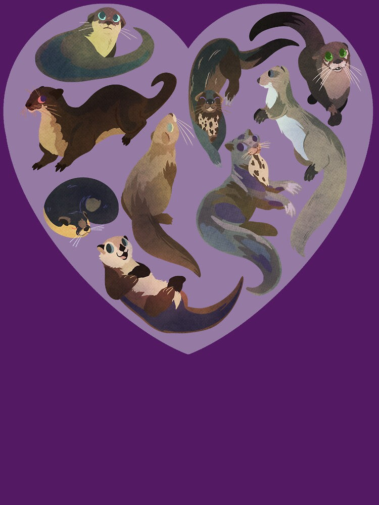 For the Love Of Otters by stillustrated