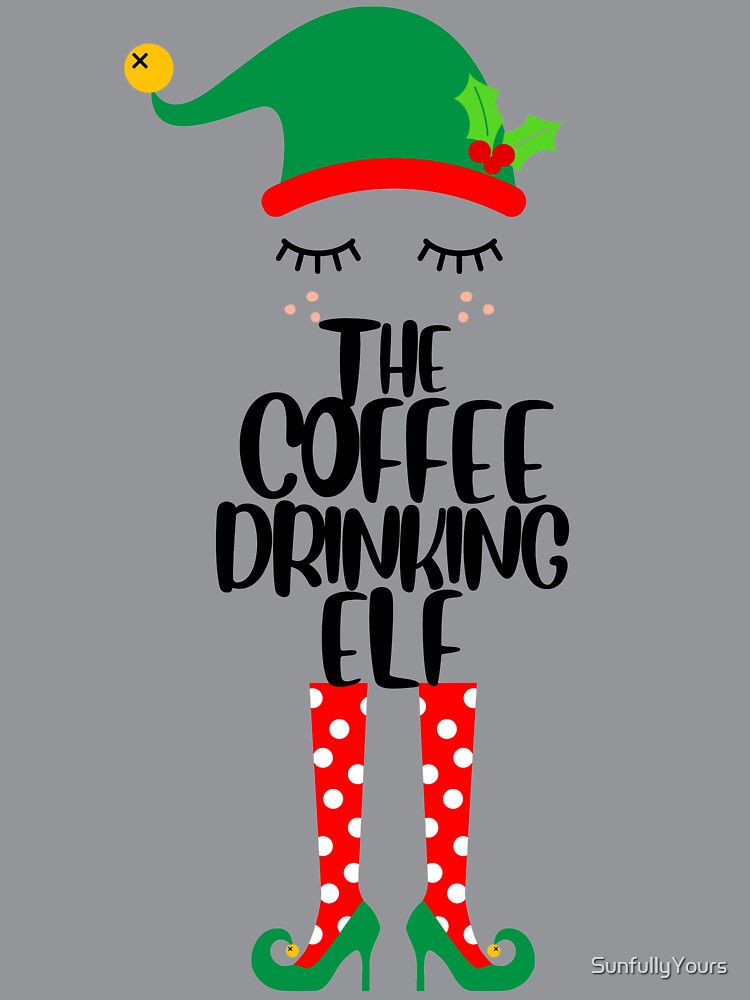 The Coffee Drinking Elf by SunfullyYours