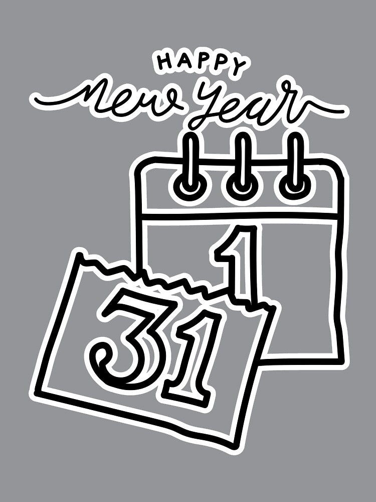 Happy New Year Countdown Calendar by muitee