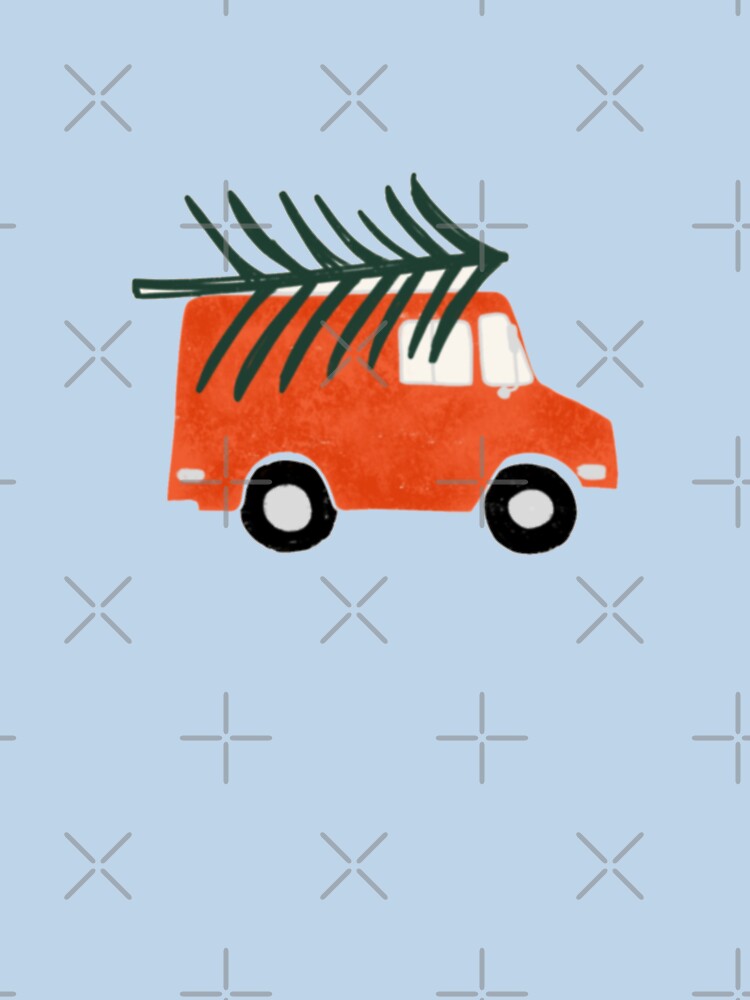 Christmas truck light blue by susycosta