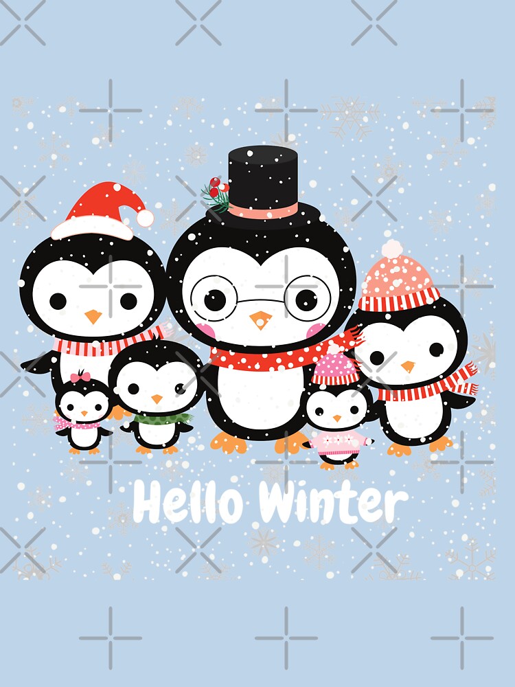 Hello Winter Penguins by Mayziel