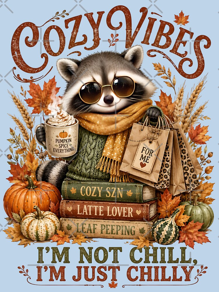 Cozy Vibes Raccoon by Sovereign Supply Co.