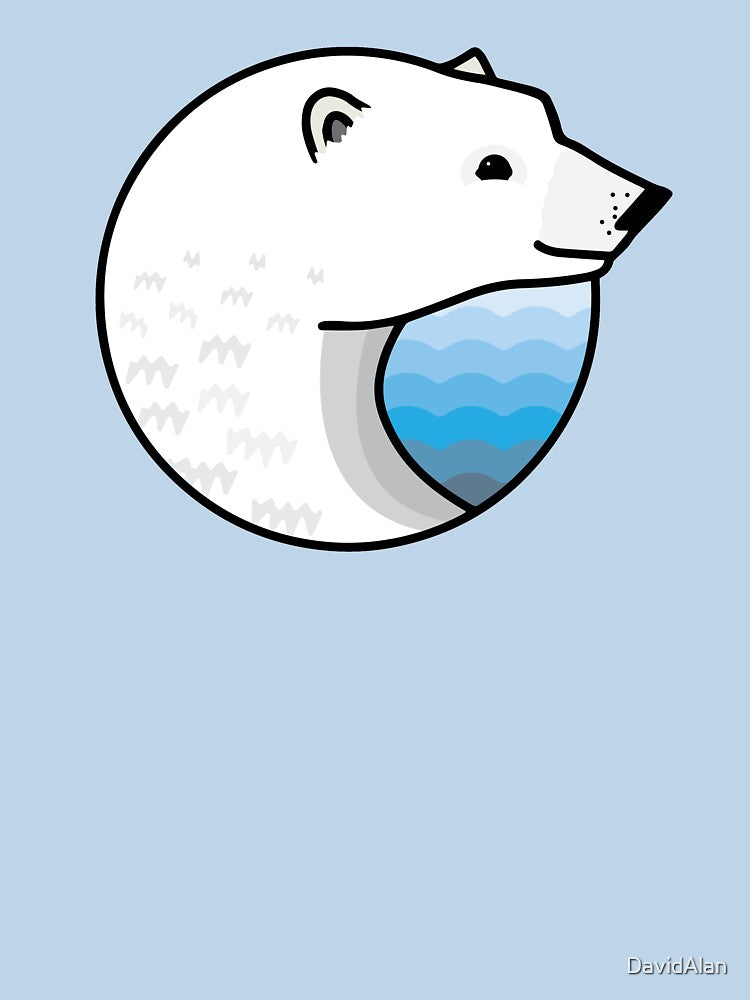 Polar Bear Logo Badge by DavidAlan