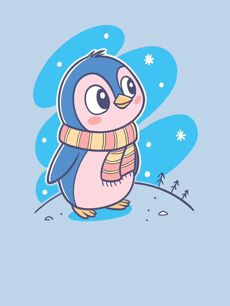 Cute Penguin with Cozy Scarf by PholPol1959