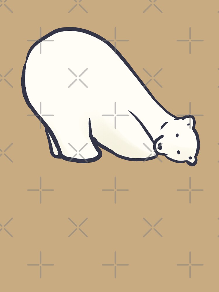 Cute cartoon polar bear by Mayarart