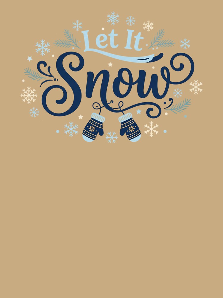 Let It Snow – Winter Christmas Snowflake by Sed94