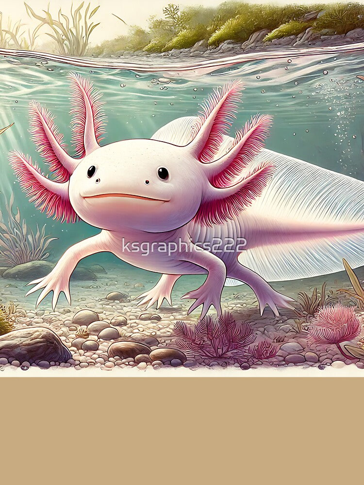 Axolotl Art #126 | Axolotl Lovers by ksgraphics222