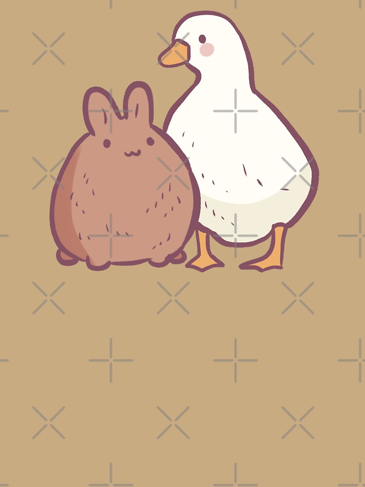 Duck and bunny illustration by Artofmayara