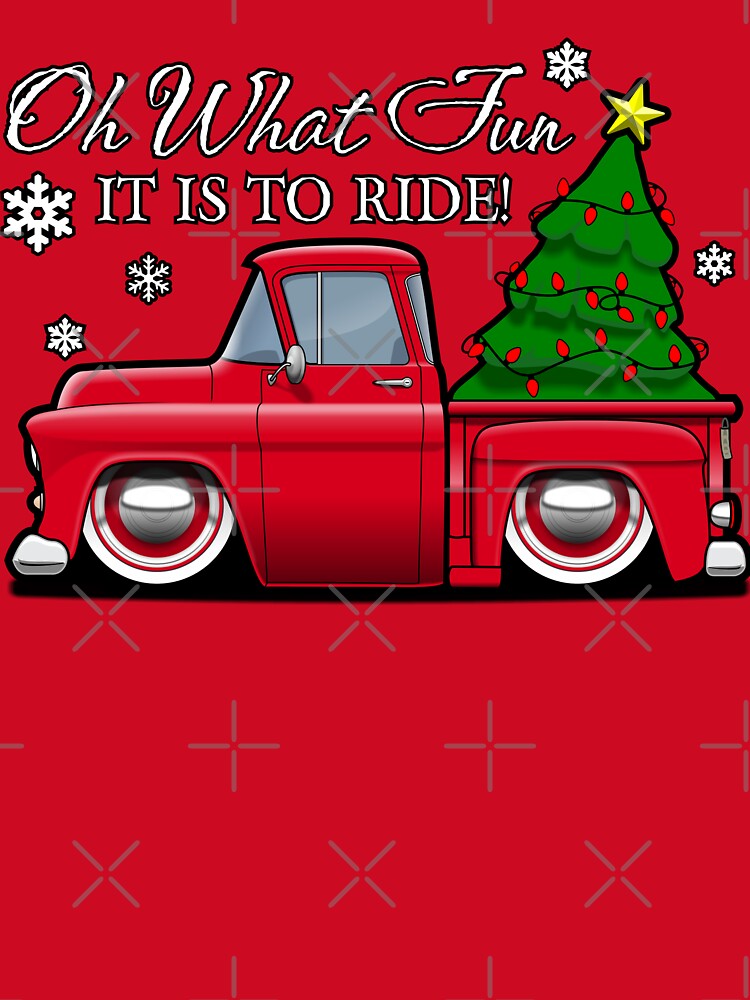 1957 3100 Hot Rod Truck (Christmas - Oh What Fun It Is To Ride) by 302Design