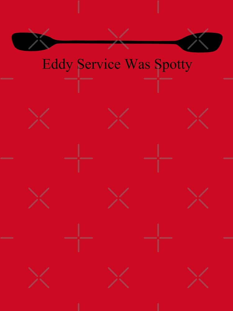 Eddy Service Was Spotty Kayak Paddle by Esskay Designs