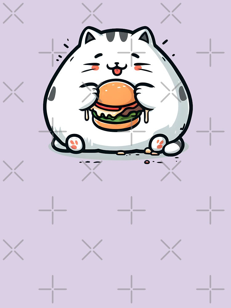 Cat Hamberger funny cute eating by ArisaHong