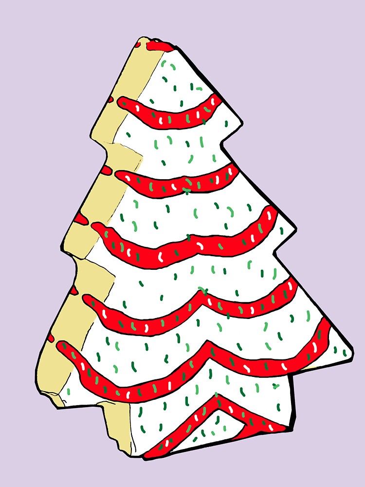 Little Debbie Christmas Tree Cake by photomamaof4