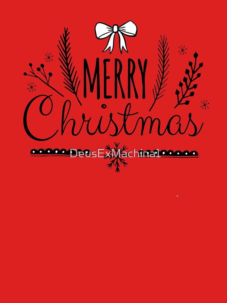 Merry Christmas in Black And White by DeusExMachina1