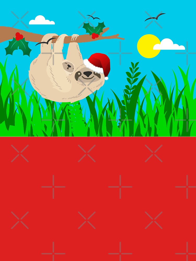 santa sloth by Gossip Rag
