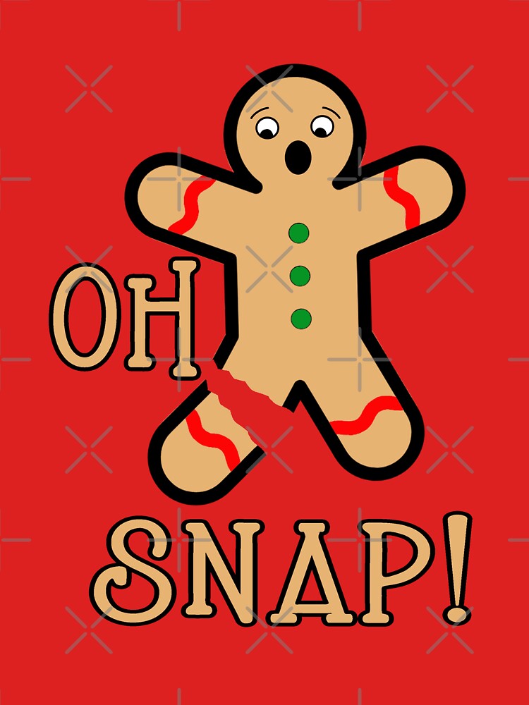 Oh Snap - Broken Gingerbread Man by molamode