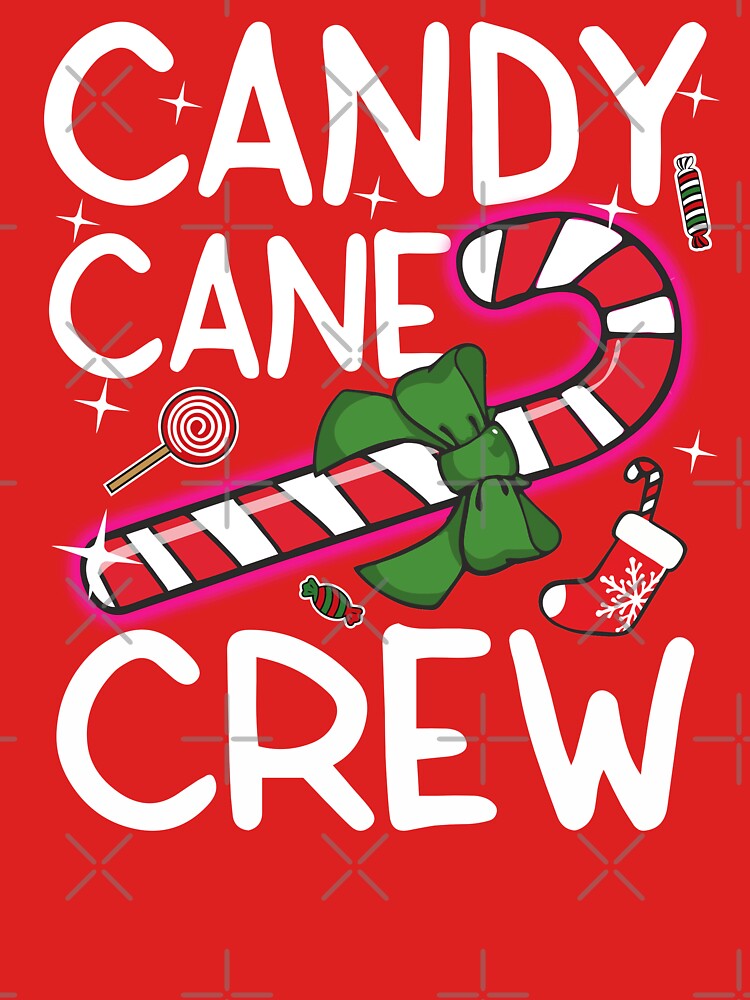 Candy Cane Crew Funny Christmas Pajama for Candy Lovers Cute Xmas Gift by alenaz