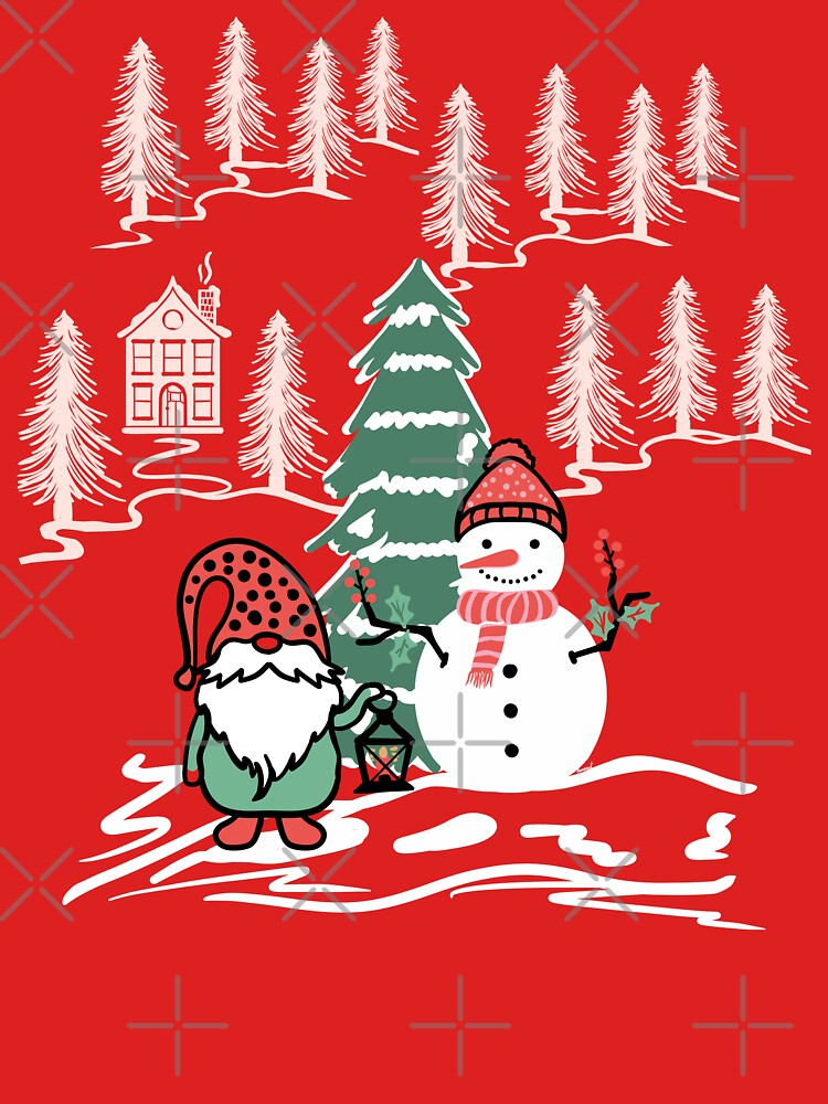 Gnome’s and Snowman’s Seasons Greetings by famenxt