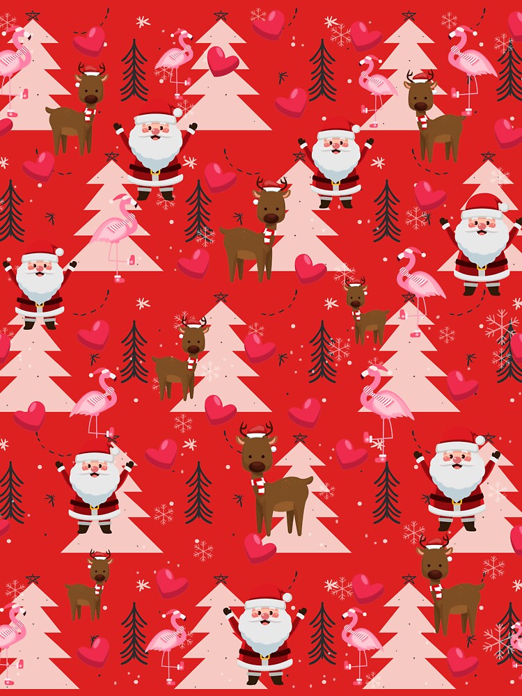 Pink Santa Festive Design by platinumknuckle