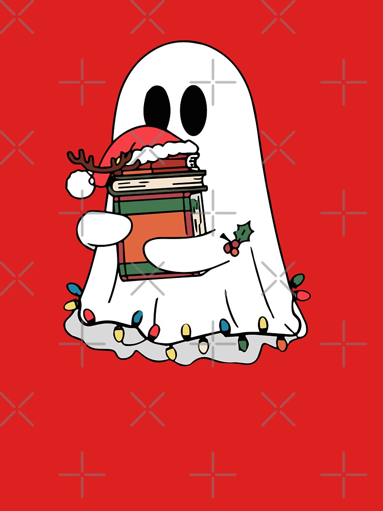 Christmas Kindle Book Cute Ghost Bookish Winter by StickyBook