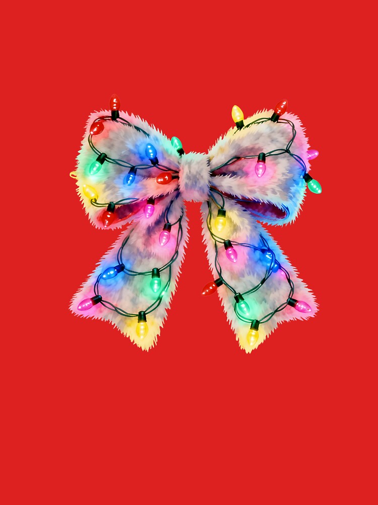 Colorful Christmas Bow by VelvetSkyStudio