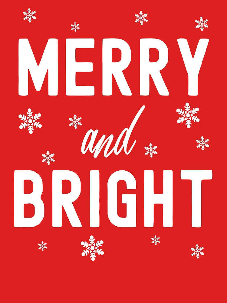 Merry and Bright Christmas Pajama and Lounge Wear by Statement-Teez