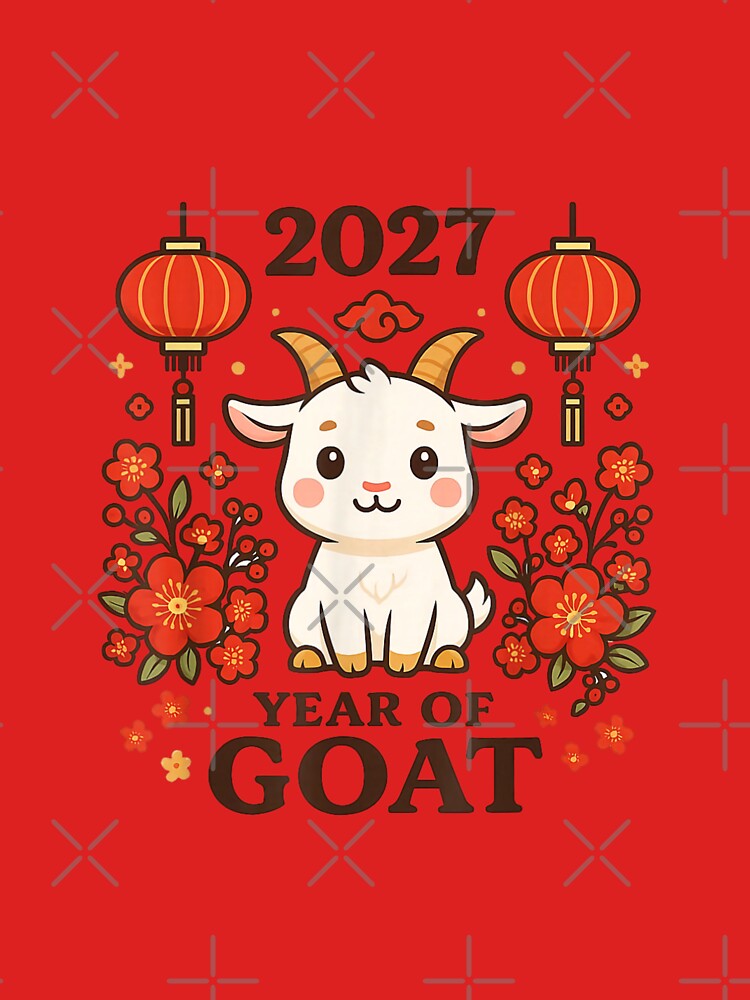 2027 Year Of Goat Chinese Zodiac Lunar New Year by GrumpySableye