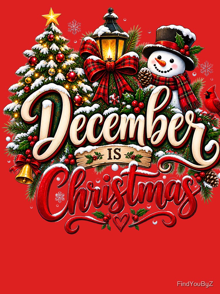 December Is Christmas – Classic Holiday Joy by FindYouByZ