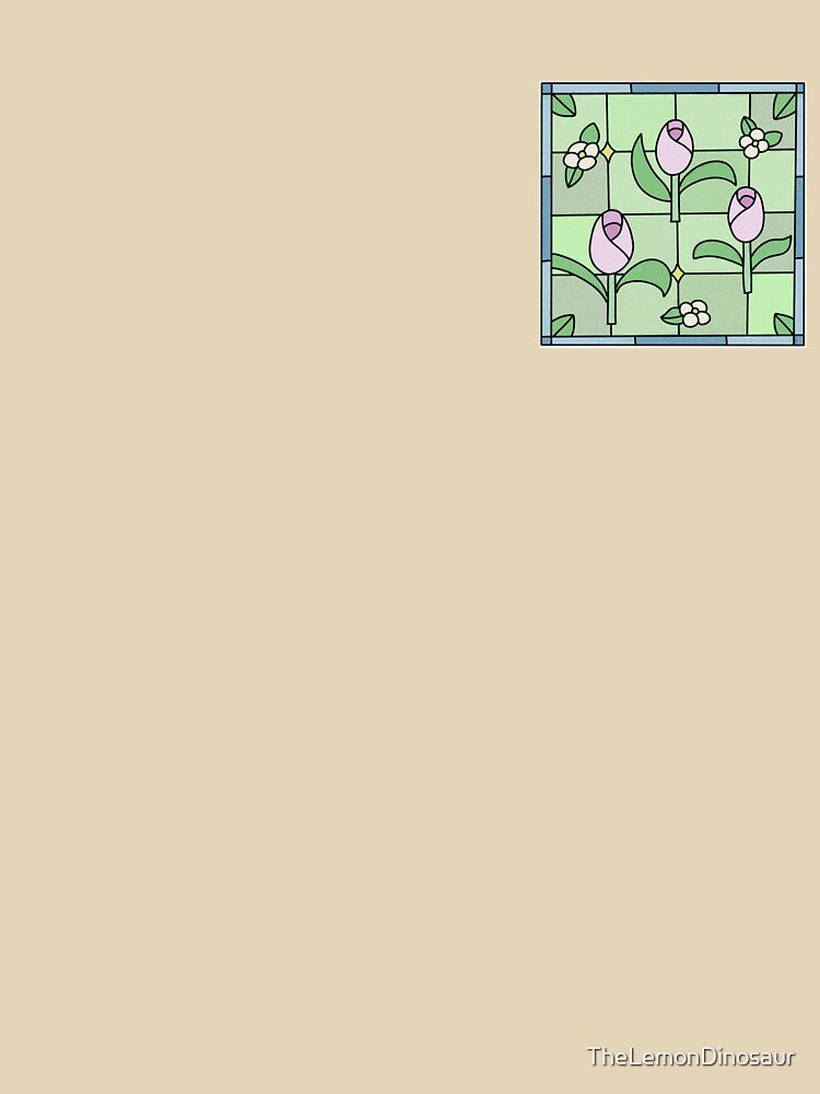 Stained Glass Tulips by TheLemonDinosaur Unisex